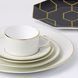 Тарелка глубокая Wedgwood Gio Gold 22 см