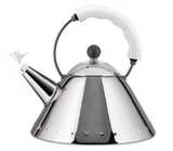 Чайник Alessi 2 л з білою ручкою 9093white фото