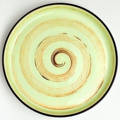Тарелка обеденная Wilmax Spiral Pistachio 23 см фото
