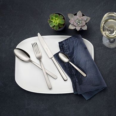 Набор из 24 столовых приборов Villeroy & Boch Louis на 6 персон серебряный фото