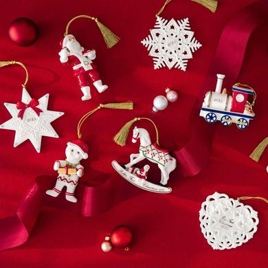 Ялинкова іграшка Villeroy & Boch Christmas Classics 11х5,5х5,2 см фото