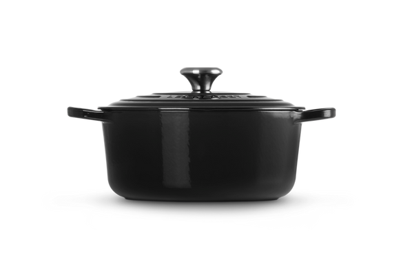 Каструля Le Creuset Signature з кришкою Black Onyx фото