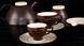 Набір з 6 чашок для еспресо Cosy&Trendy Volcano 100 мл чорний