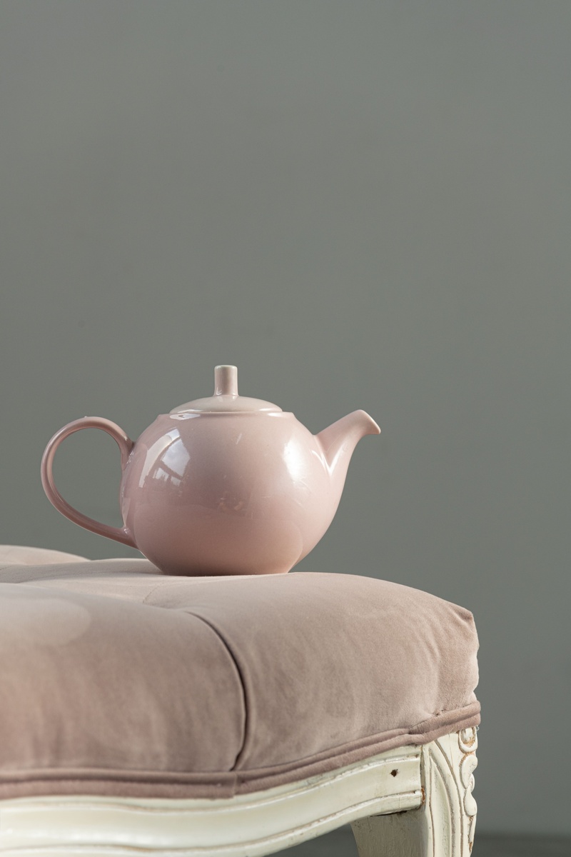 Чайник заварочный Dovbysh Porcelain Vona 500 мл розовый фото