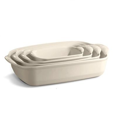 Форма для запікання Emile Henry Ovenware 30&times;19&times;6,5 см біла фото