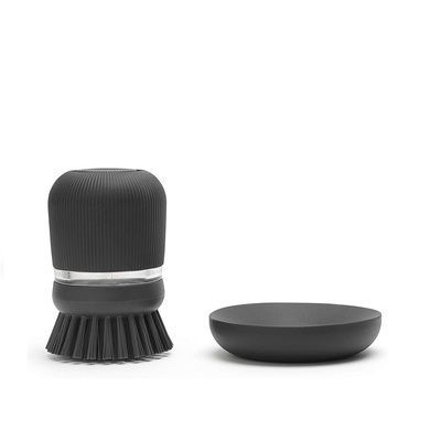 Щітка з дозатором для миючого засобу Brabantia Kitchen Accessories 10,5х8,5 см фото