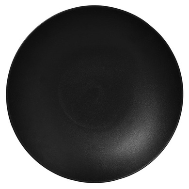 Тарілка глибока RAK Neofusion 30 см чорна фото