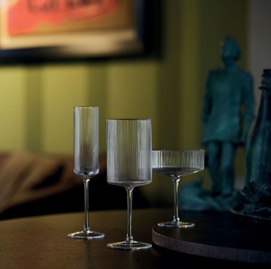 Набор из 2 бокалов для шампанского Pozzi Milano Modern Classic 200 мл фото