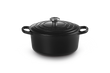 Каструля Le Creuset Signature з кришкою Satin Black фото