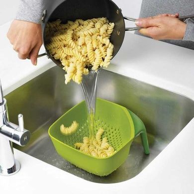 Друшляк Joseph Joseph Square Colander 19,1x20,5x11,4 см зелений фото