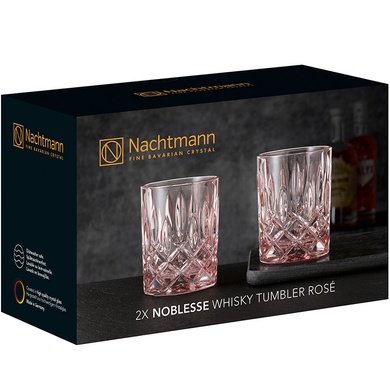 Набір із 2 склянок для віскі Nachtmann Noblesse Rose 295 мл фото