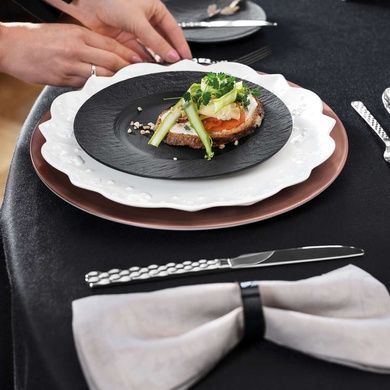 Тарілка десертна Villeroy & Boch Manufacture Rock 21,7 см фото