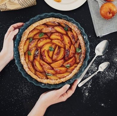 Форма для пирогів і кіша Emile Henry OVENWARE 24 см, керамічна, глибока фото