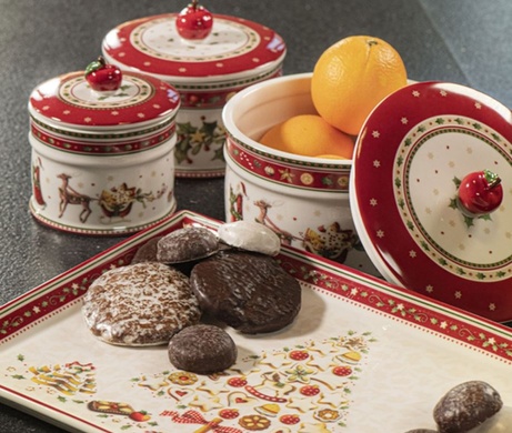 Набор из 2 кухонных полотенец Villeroy & Boch Winter Bakery Delight 70х50 см фото