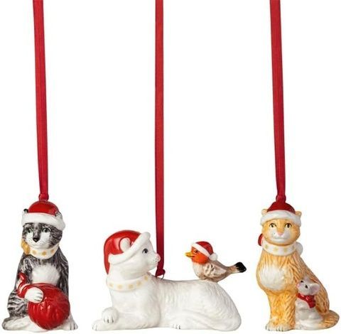 Набір із 3 ялинкових іграшок Villeroy & Boch Christmas Classics фото