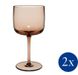 Набір із 2 келихів для вина 270 мл Villeroy & Boch Like Glass Clay коричневий