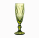 Набір келихів для шампанського Helios "Смарагд" 6 шт. 150 мл, кольорове скло