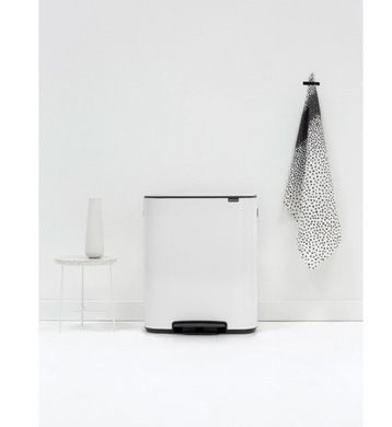 Бак для сміття Brabantia Bo Pedal Bin 2х30 л фото