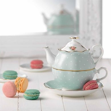 Чайний набір Royal Albert Polka Rose 17x17 см 2 предмети 1 персона фото