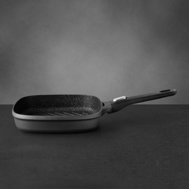Сковорода-гриль Berghoff Gem 24х24 см антипригарная, съемная ручка фото