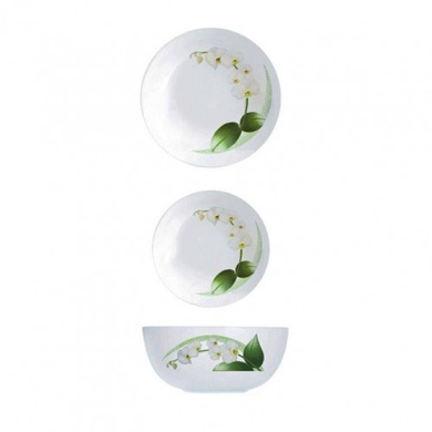 Столовый сервиз Luminarc Diwali White Orchid 19 предметов фото