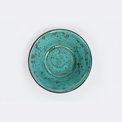 Тарілка для супу Manna ceramics Тіффані Бірюза 17 см, 600 мл фото