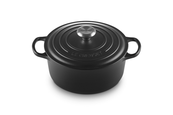 Кастрюля Le Creuset Signature с крышкой Satin Black фото