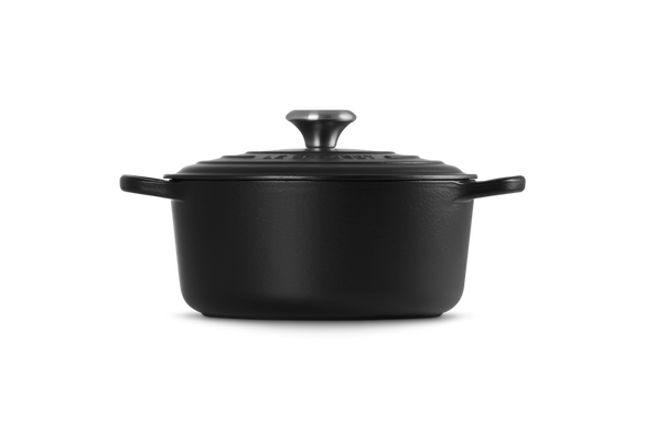 Кастрюля Le Creuset Signature с крышкой Satin Black фото