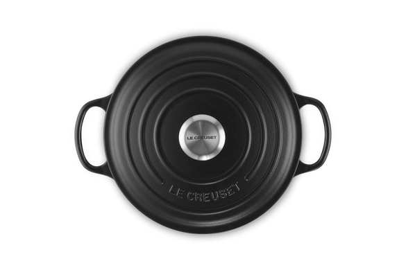 Кастрюля Le Creuset Signature с крышкой Satin Black фото