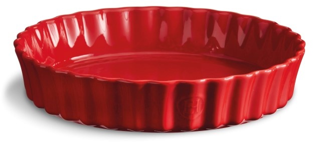 Форма для пирогов и киша Emile Henry 1,98 л 28 см керамическая красная фото