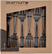 Набор из 4 кофейных ложек Eternum Orca mat black 11 см