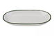 Тарілка овальна ID Fine Modest Green 33X21 см