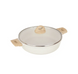 Сотейник Kasanova Eco White 28 см с крышкой