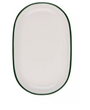 Тарілка овальна ID Fine Modest Green 33X21 см фото