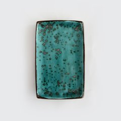 Тарілка Manna ceramics Тіффані Бірюза 26х16,5 см прямокутна фото