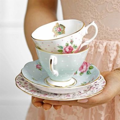 Чашка з блюдцем Royal Albert Polka Rose 180 мл фото