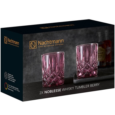 Набір із 2 склянок для віскі Nachtmann Noblesse Berry 295 мл фото