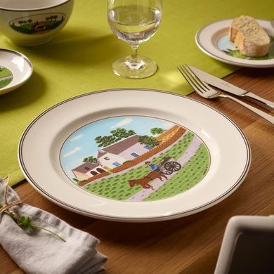 Обідня тарілка Villeroy & Boch Design Naif Farmer 27 см фото