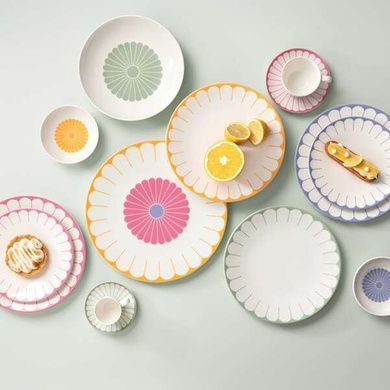 Тарілка обідня Villeroy & Boch Fleur 26 см рожева фото
