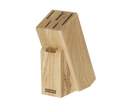 Блок для ножів Tescoma Woody 21х16 см дерев'яний фото