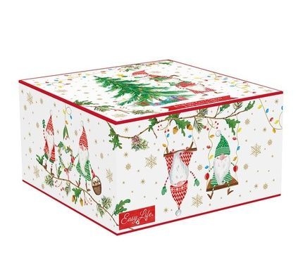 Чашка чайна з блюдцем Easy Life Ready for Christmas 400 мл фото