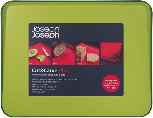 Разделочная доска Joseph Joseph Cut/Carve Plus двухсторонняя с шипами фото