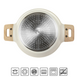 Кастрюля Kasanova Eco White 24 см 4 л с крышкой