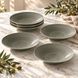 Набір із 6 супових тарілок Seltmann Beat Color Glaze 22,5 см сірих
