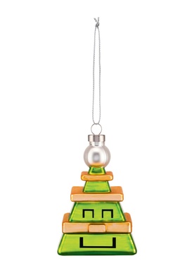 Елочная игрушка Alessi Le Palle Quadrate Cubik Tree 6,3х5х9 см фото