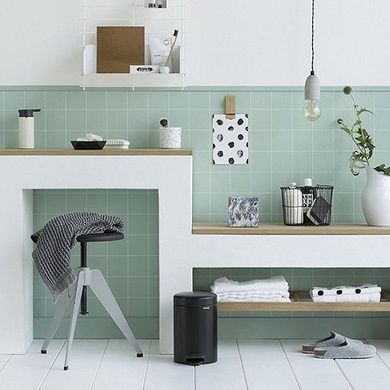 Бак для мусора Brabantia Pedal Bin 3 л черный фото