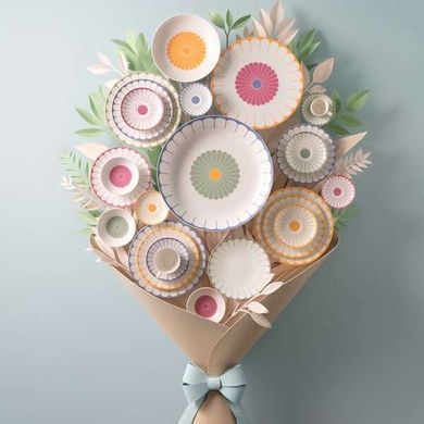 Тарілка обідня Villeroy & Boch Fleur 26 см рожева фото