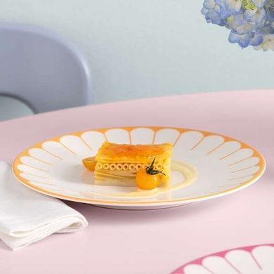 Тарілка обідня Villeroy & Boch Fleur 26 см рожева фото