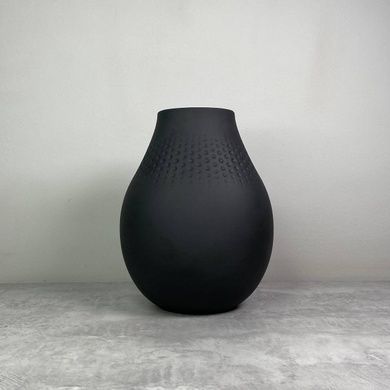 Ваза Villeroy & Boch Manufacturing Collier 20 см черная фото