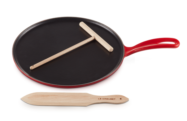 Сковорідка для млинців Le Creuset Tradition 27 см червона фото